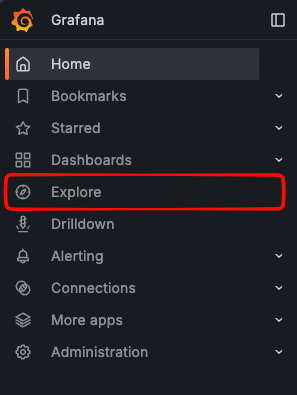The Explore option